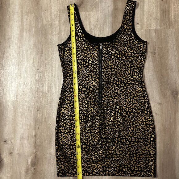 Forever 21 Cheetah Print Sleeveless Party Dress Women's Size Small - Picture 4 of 9
